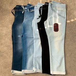 **5** pairs of skinny crop capris!!!
